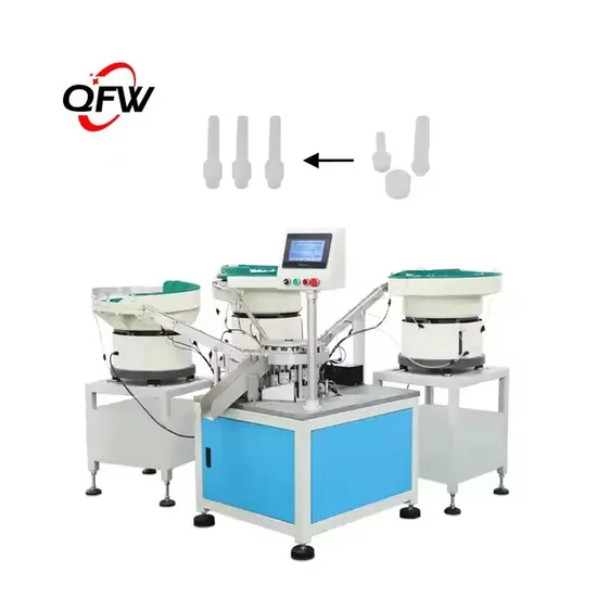 Qfw Glass Cleaning Trigger Assembly Equipment Sprayer Lotion Pump Lid Full Automatic Assembly Machine 