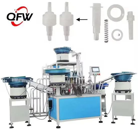 Qfw Manufacturer Mist Sprayer Seven Parts Closure Pump Core Tube Trigger Lotion Pump Lid Automatic Metal Assembly Machine 